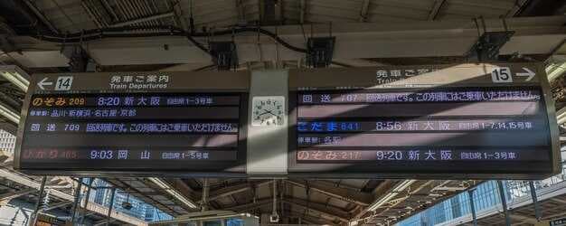 Ticket purchase options: online, at the station, or through apps