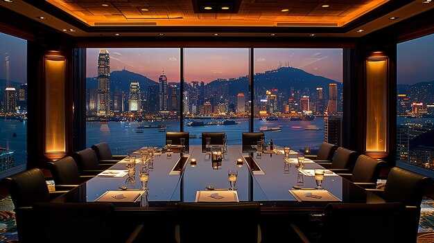 Dining options, lounges, and in-room dining for tight schedules